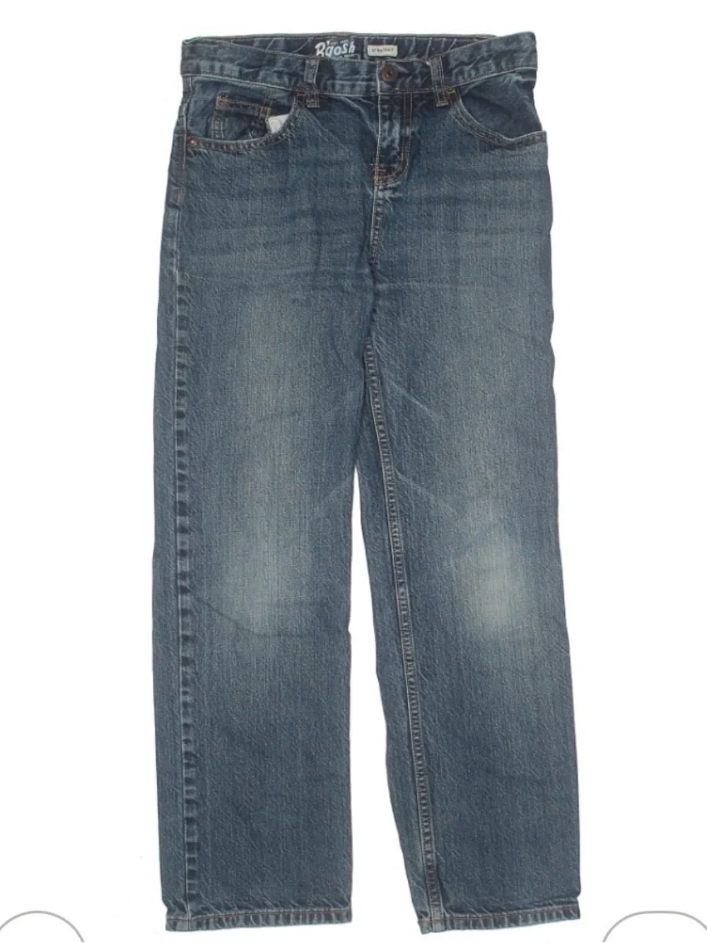 OSHKOSH B’GOSH Boys’ Husky Relaxed Straight Jeans - Denim Blue